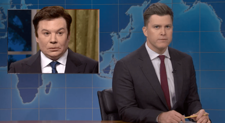 Weekend Update Pokes Fun At Mike Myers: “Filthy Canadians” Taking Jobs
